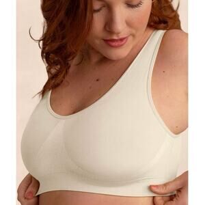 Shapermint Truekind Beige Everyday Throw On Wireless Bralette Medium 91404